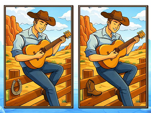 Spot The Difference Wild West