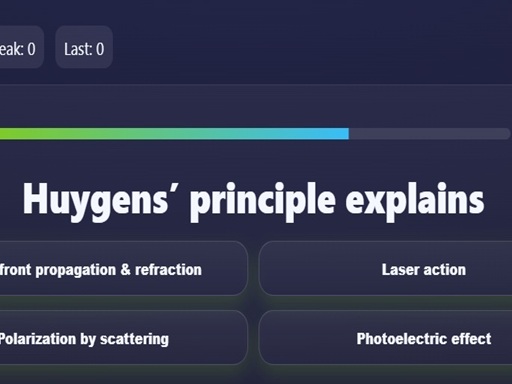 Physics   Optics Quiz